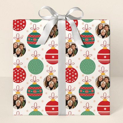 Patterned Ornament Wrapping Paper