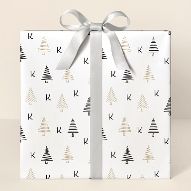 Modern Tree Wrapping Paper