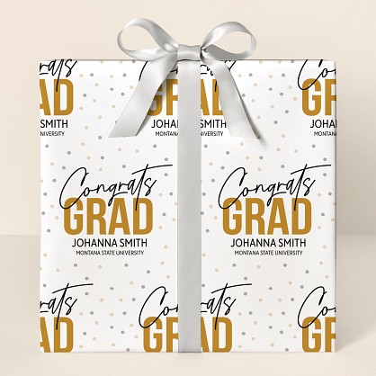 Congrats Grad Wrapping Paper