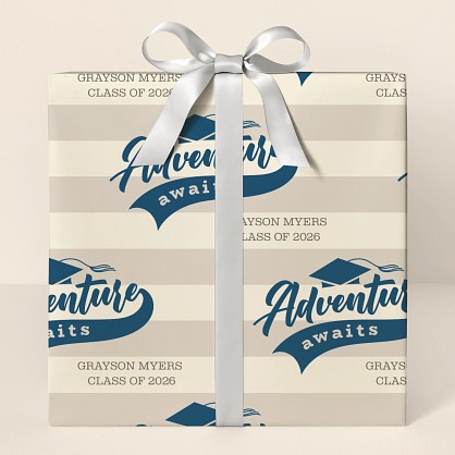Adventure Awaits Wrapping Paper