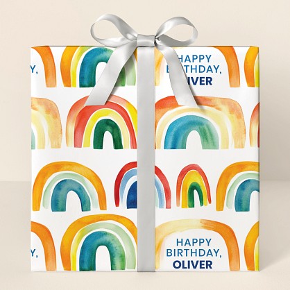 Birthday Rainbow Wrapping Paper