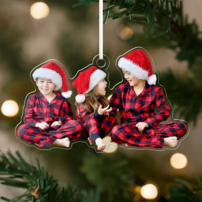 Laser-Cut Photo Acrylic Ornament