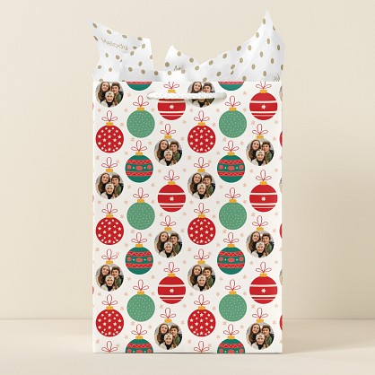 Patterned Ornament Gift Bag