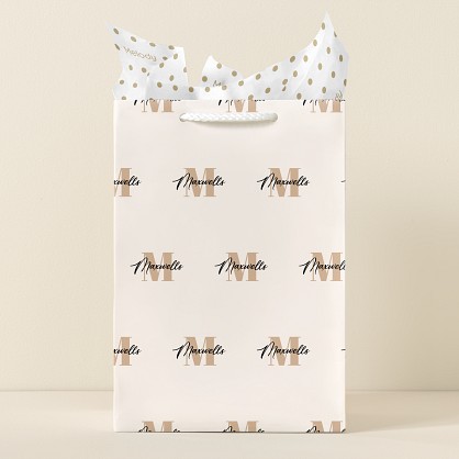 Neatly Named Gift Bag