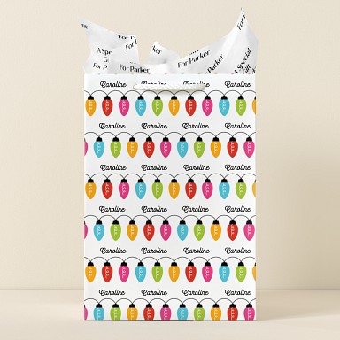 Christmas Lights Gift Bag