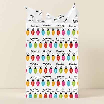 Christmas Lights Gift Bag