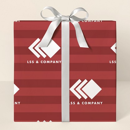 Tonal Stripes Wrapping Paper