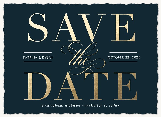 Simply Timeless  Save the Date Cards