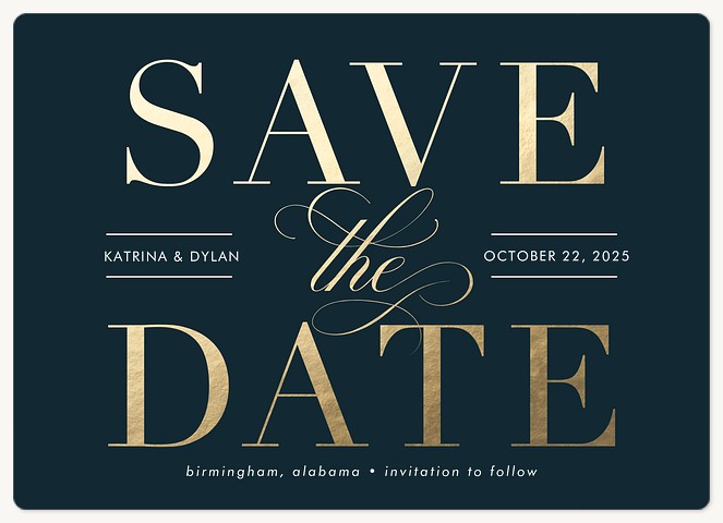 Simply Timeless  Save the Date Magnets