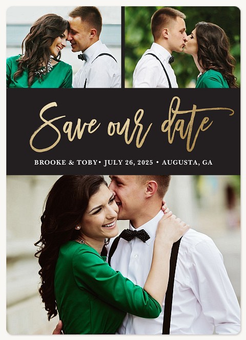 Stylish Romance Save the Date Magnets