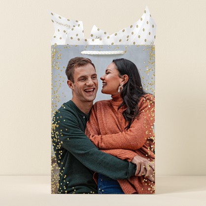 Sparkle Trim Gift Bag