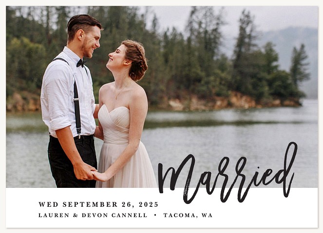 Loving Title Wedding Announcements