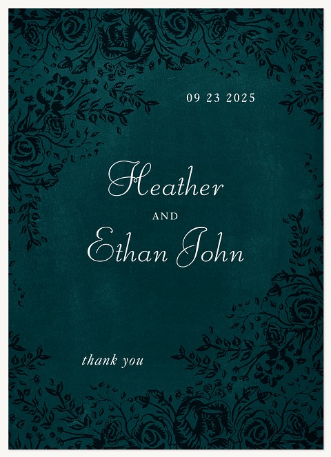 Enchanted Garden Thank You Cards 