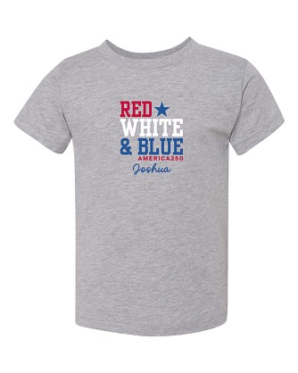 America250™ Red White & Blue BELLA+CANVAS Toddler T-Shirt