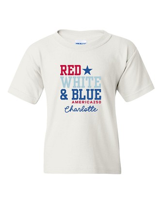 America250™ Red White & Blue Gildan® Youth T-Shirt