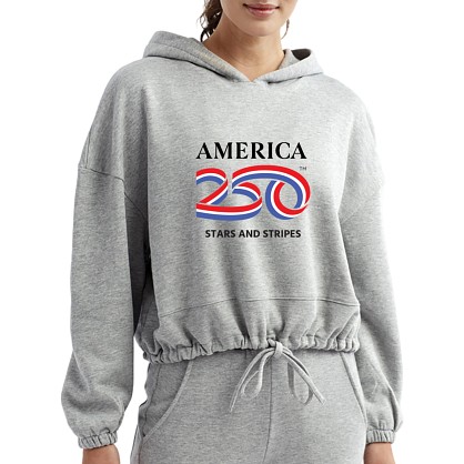 America250™ Women's Cropped Hoodie