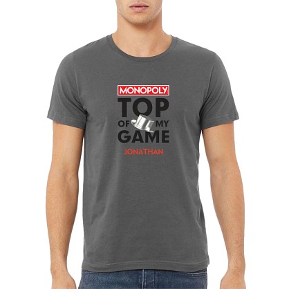 Monopoly Top Of My Game Bella and Canvas Unisex T-shirt