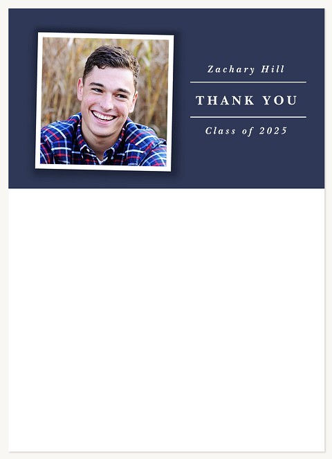 Simple Snap Graduation Thank You Cards