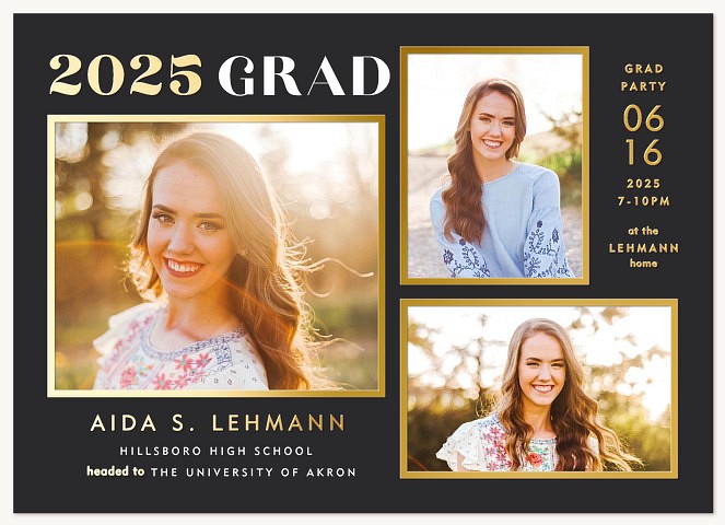 Modern Mix Graduation Announcements