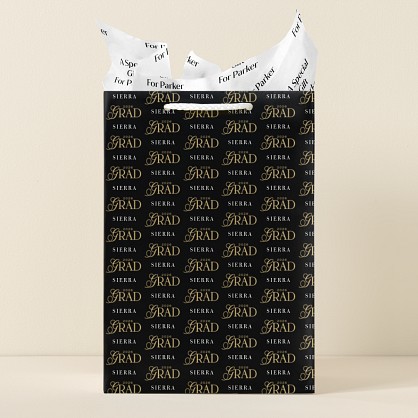 Gold Graduate Gift Bag