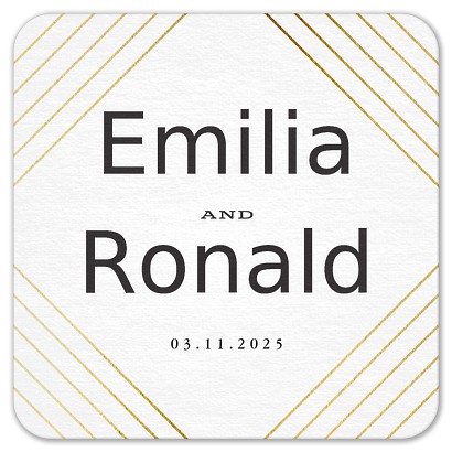 Royal Fondant Custom Coasters