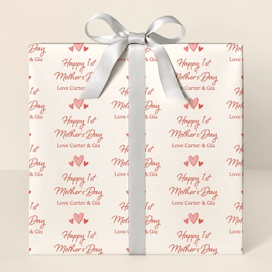 Much Love for Mom Wrapping Paper