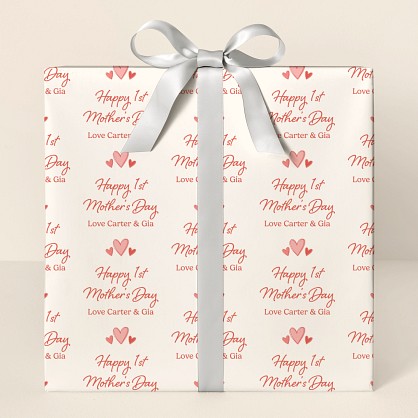 Much Love for Mom Wrapping Paper