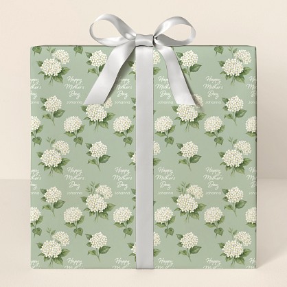 Elegant Blooms Wrapping Paper