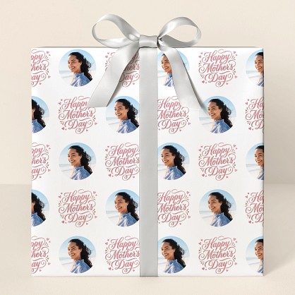 Portraits of Mom Wrapping Paper