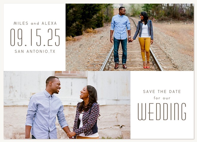 Genuine Love Save the Date Cards