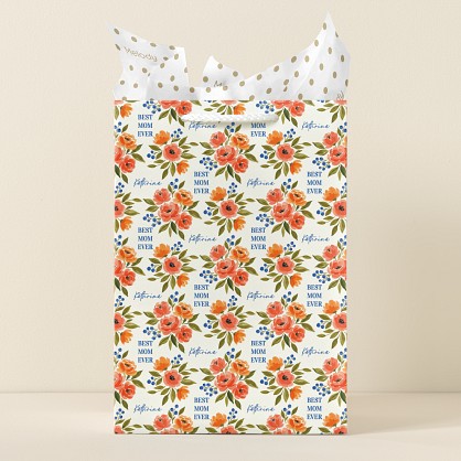 Mother's Day Florals Gift Bag