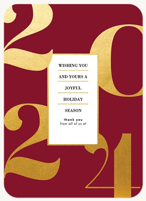 The Big Year Business Holiday Cards