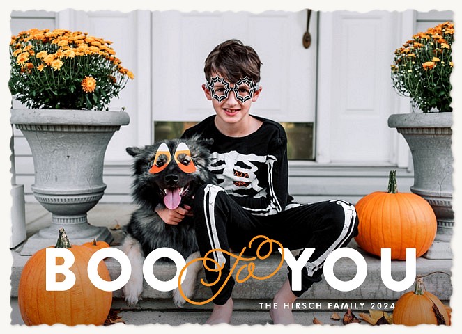 Boo to You Halloween Cards