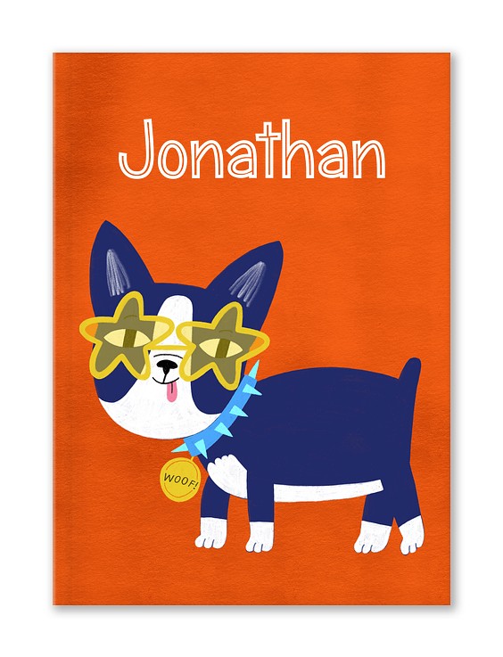  Cool Dog Custom Hardcover Journals