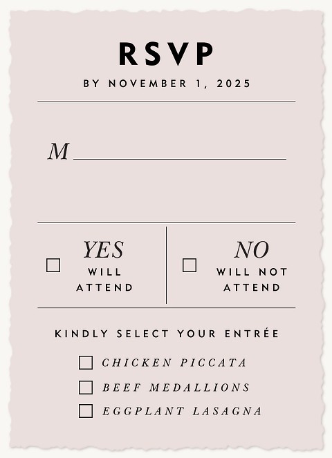 Breaking News Wedding RSVP Cards