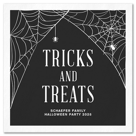 Tricks and Treats Custom Napkins