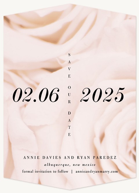 Rosey Save the Date Cards