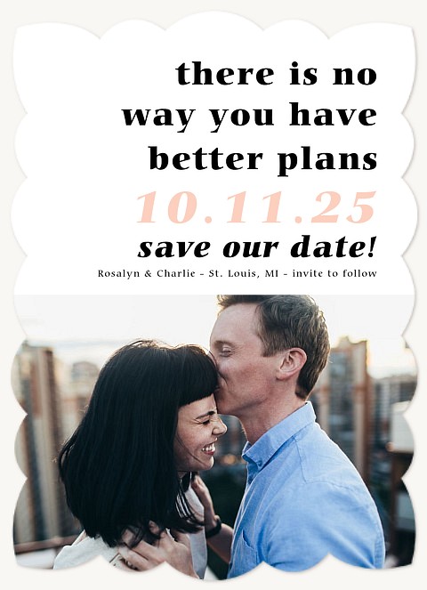 Plan on It Save the Date Cards