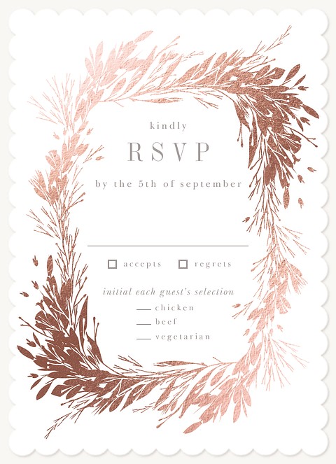 Toulouse Wedding RSVP Cards