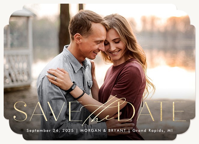 Classic Romance Save the Date Cards