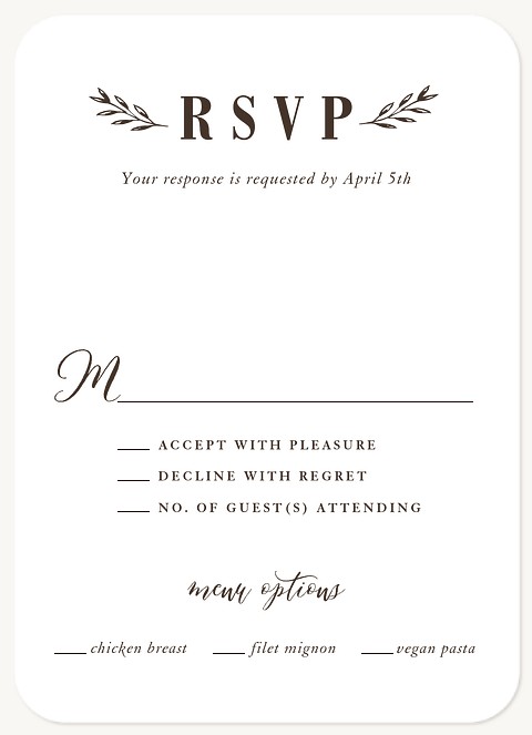 Barnwood Wedding RSVP Cards