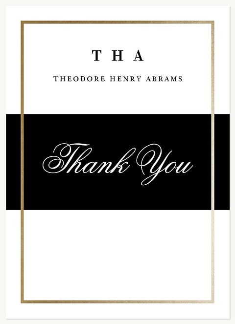 Classic Traditions Thank You Cards 