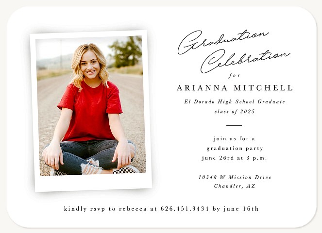 New Celebration Graduation Party Invitations