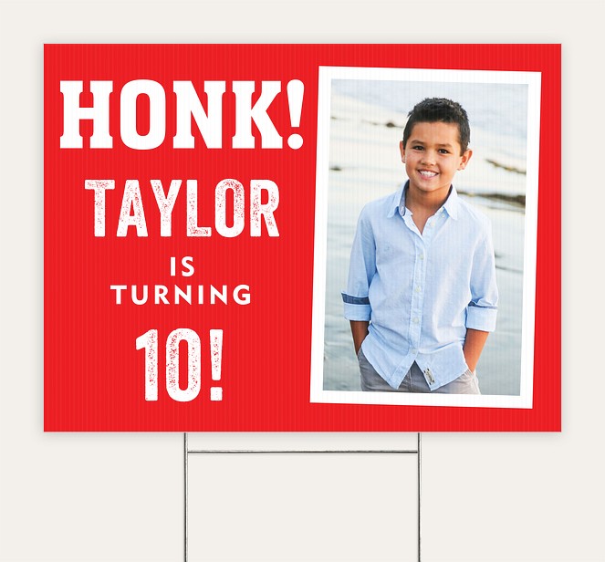 Celebration Honk! Custom Yard Signs