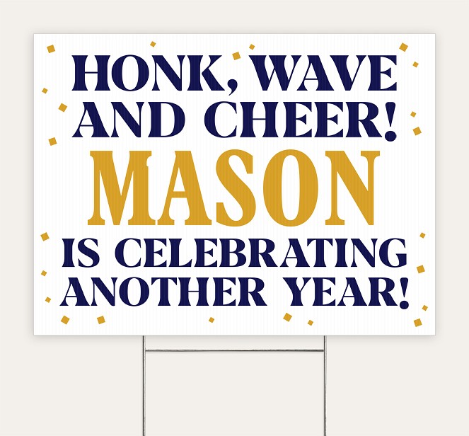 Wave & Cheer Custom Yard Signs