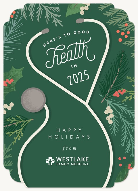 Good Health Business Holiday Cards