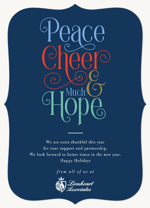 Much Hope Business Holiday Cards