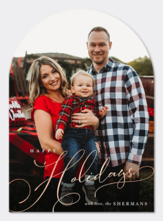 Elegant Calligraphy Card