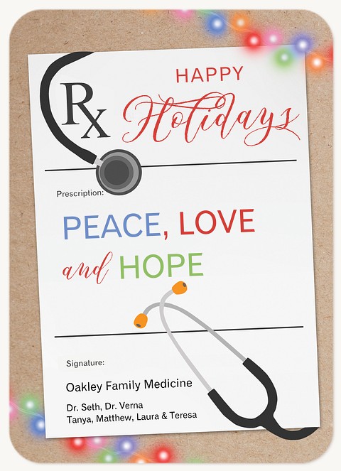 Holiday Rx Business Holiday Cards