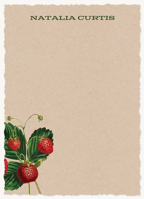 Strawberry Patch Stationery